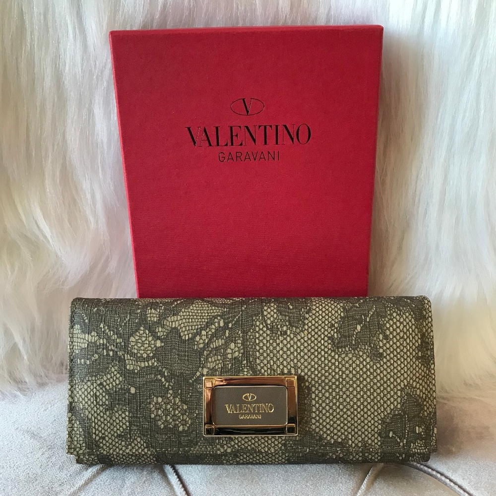 SOLD!! VALENTINO Lace Wallet